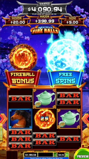 Maximum Fire Balls 3x3 screenshot