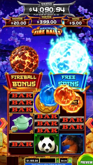 Maximum Fire Balls 3x3 screenshot